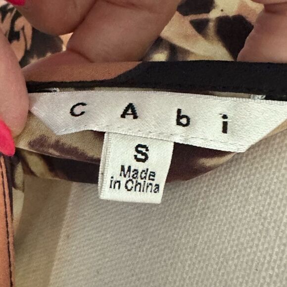 CAbi leaf shadow cami Tanktop - size S - Picture 5 of 5